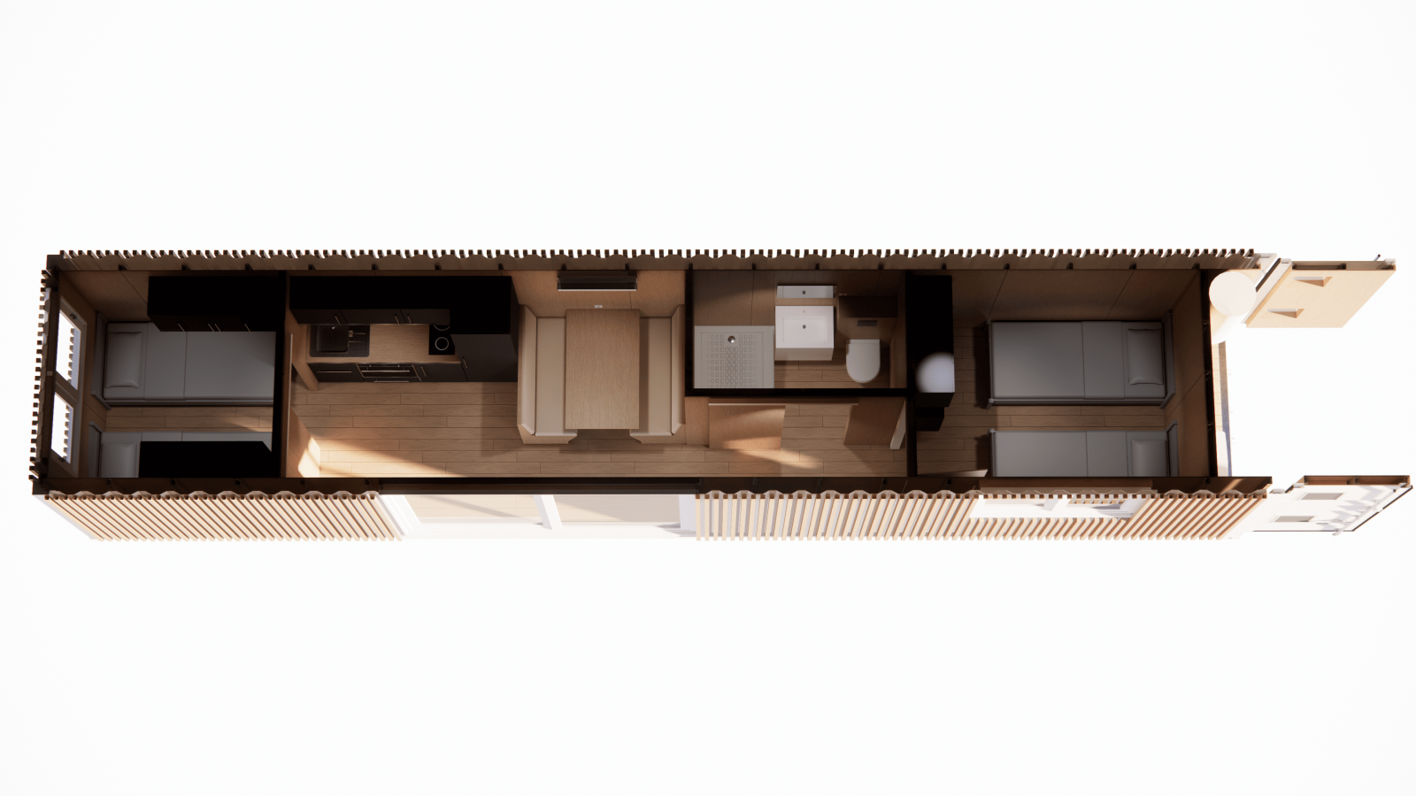 Logement container pour travailleurs saisonnier en Bretagne