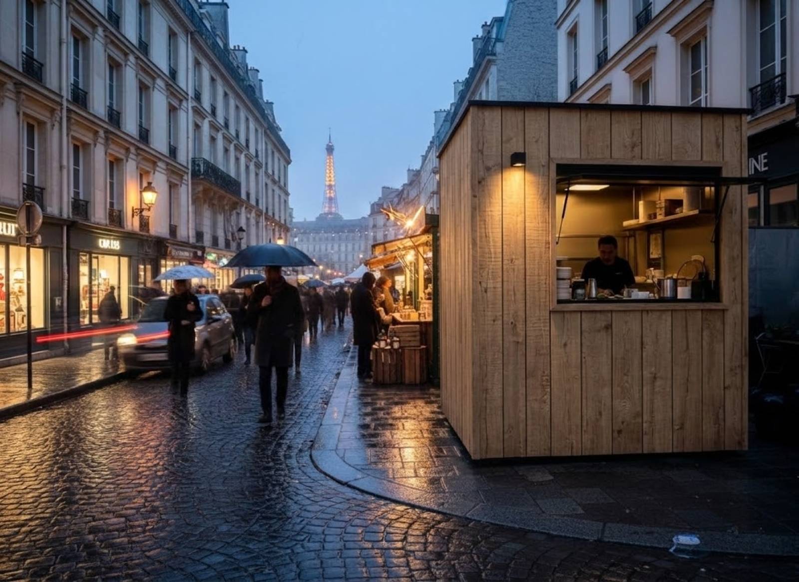 Fabricant de container aménagé pour snack et restaurant à Bordeaux en Gironde