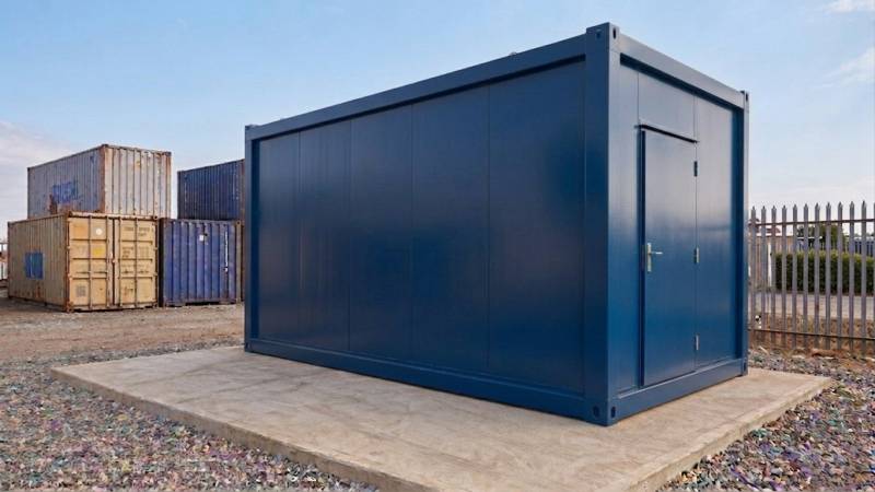 Modulo K-Prime - Un kiosque modulaire isolé et modulable, prêt pour du stockage ou un aménagement libre