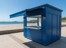 Kiosque Container -  Fabricant de container aménagé pour snack et restaurant à Marseille dans les Bouches-du-Rhône