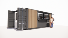 Solutions pour aménagement de containers à Lyon en Rhône-Alpes